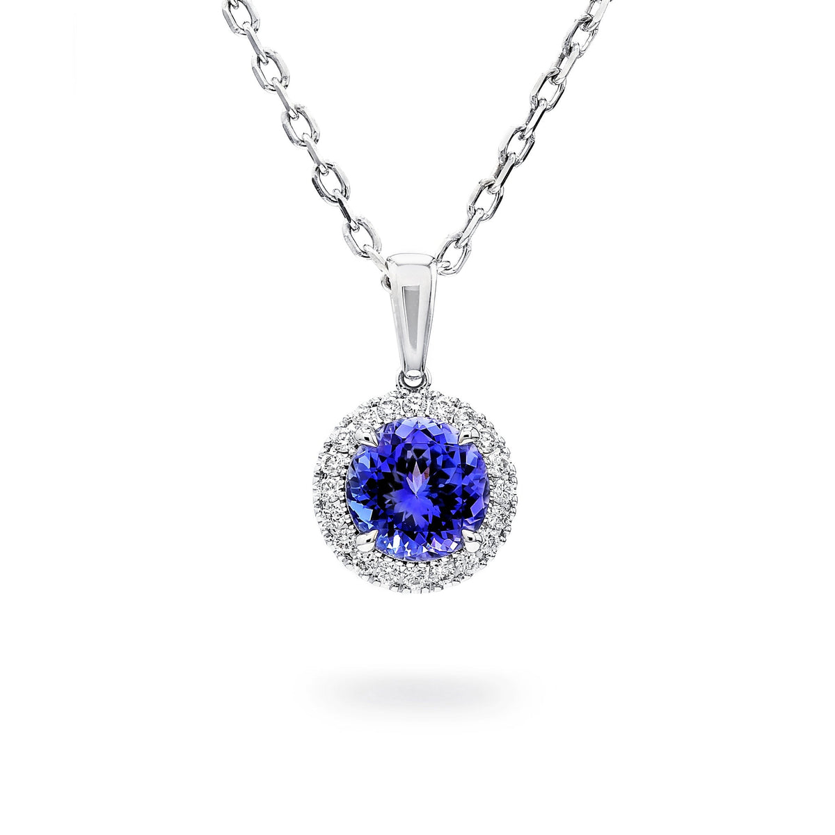 Tanzanite and Diamond Pendant