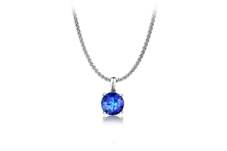 Round Solitaire Pendant