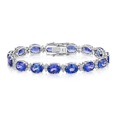 Oval Tanzanite Bracelet