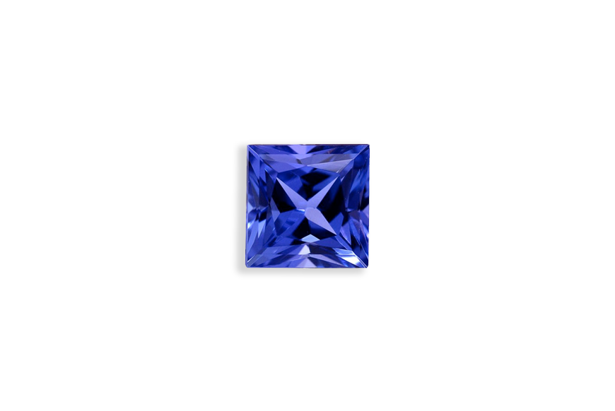 Loose Square Tanzanite