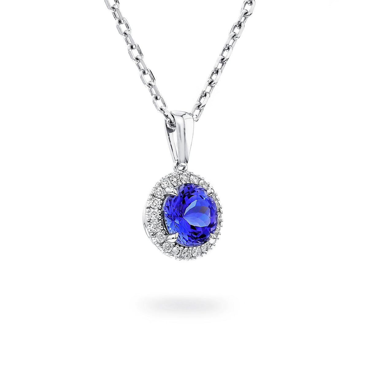 Tanzanite and Diamond Pendant