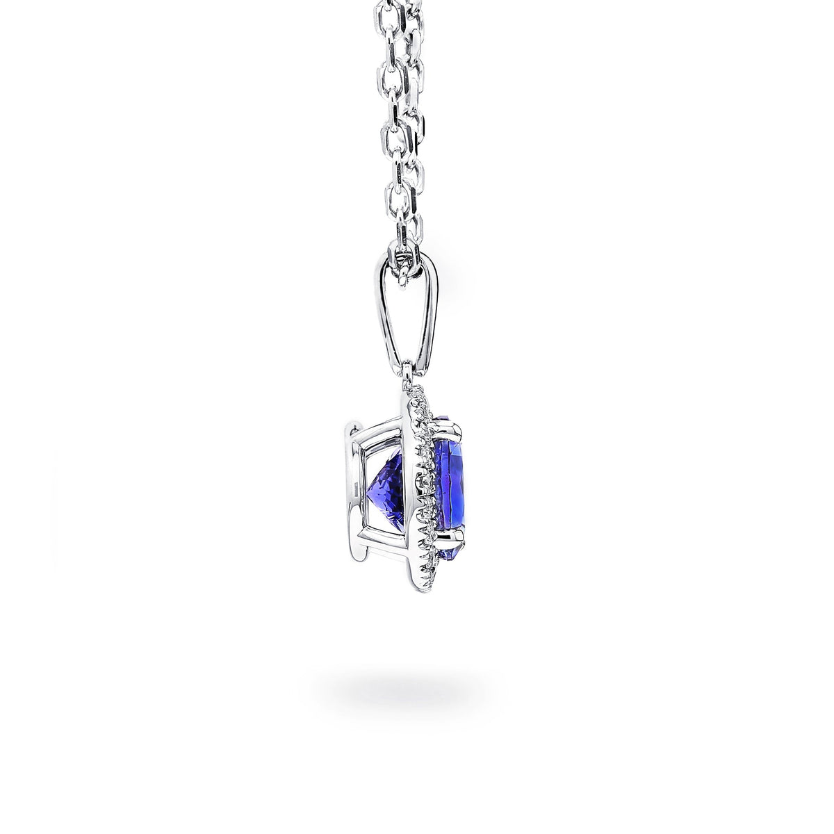 Tanzanite and Diamond Pendant