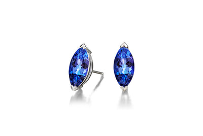 Marquise Tanzanite Studs