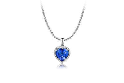 Heart Micro Set Halo Pendant