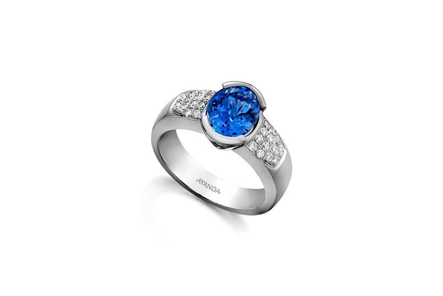 Oval Broad Band Pavé