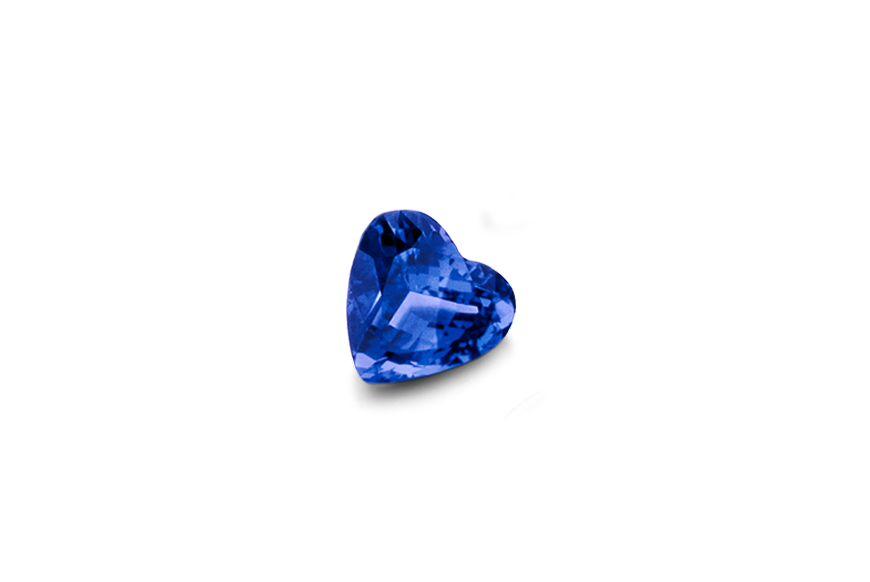Loose Heart Tanzanite